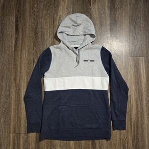 Hurley Gray and Navy Colorblock Hoodie